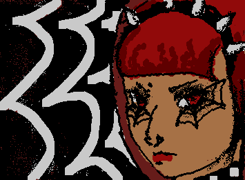 art of my punk oc zillah 🤤🤤 (ts took me forever oh my GOD)