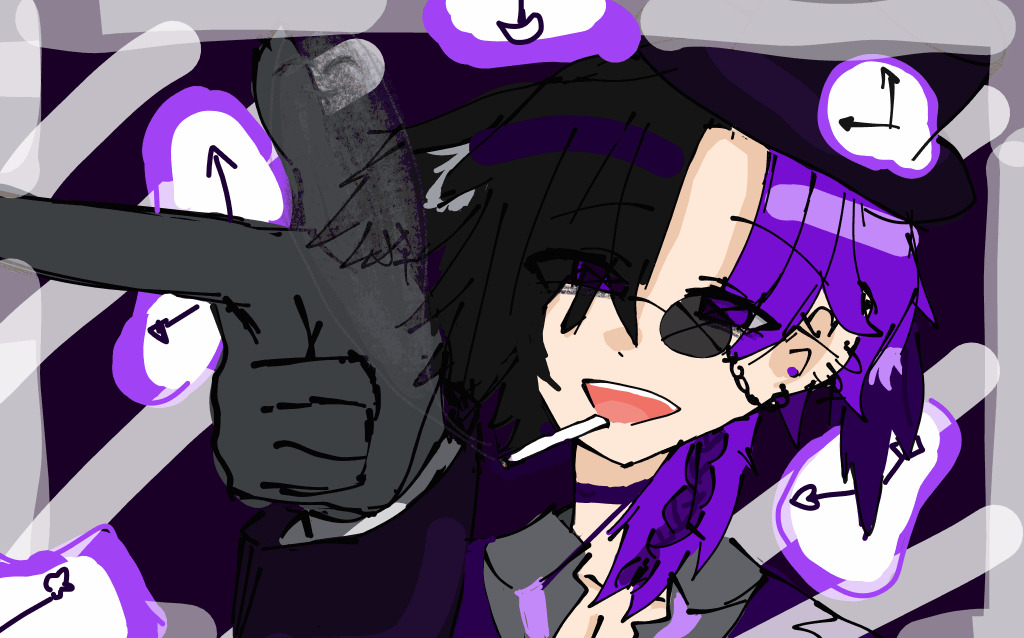 新OCくんの黒兎(くろうさぎ)です!