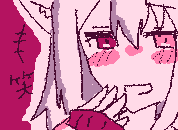 @Hanausa さんの絵柄を借りました！！ocさんも描きました！