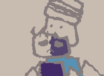 7n7 nibbling noli's head
(friend asked me to draw this)