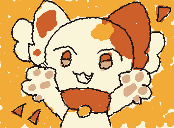 I drew a calico cat hehe :]