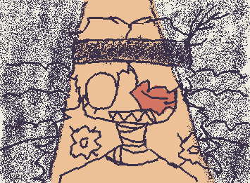 @Eli-draws "I s4v3d mys3lf...But I l3ft 3v3ry0n3 b3h1nd..." (fun fact: AK-47 refuses to go to health place because she's too scared to see Trace)