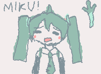 MIKU (first drawing yayayayaya)