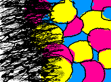 Darkness can consume even the lightest of colours if given a chance