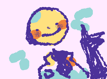 a smiley face (seems innocent but nah)