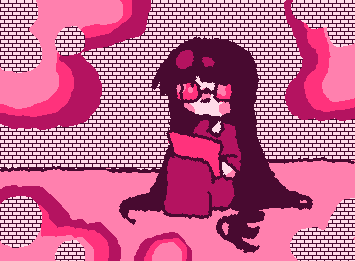Serra having floor time (OC), I guess I had to make art of her too because it's Mothers Day and she's a good caretaker. I didn't have the patience to draw Ivy.