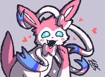 @quena I keep seeing you draw sylveon who’s lowk my second fav next to noibat and wanted to do the same ;3;