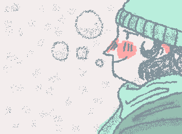 This is my first time posting here :>
Have a cute guy enjoying snow :D