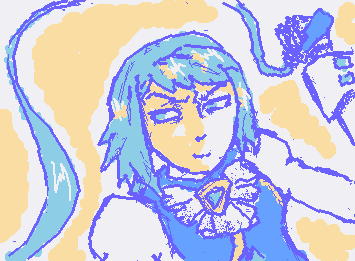 Ayer acabe el ultimo caso del segundo juego de ace attorney asi que alli va un dibujito de Francisca Von Karma :P