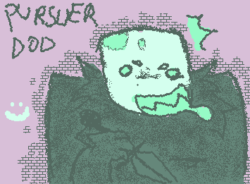 @LuLz i drew pursuer 4 u!!!! ^_^ tysm 4 drawing mr yellow in yur art btw :D