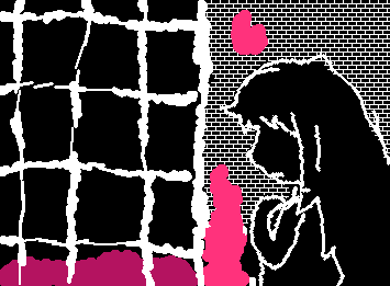 "I shall escape, with  my innocence, dignity AND MY RIGHTS!"
OC lore lol but uhhh idk if she escapes lmao