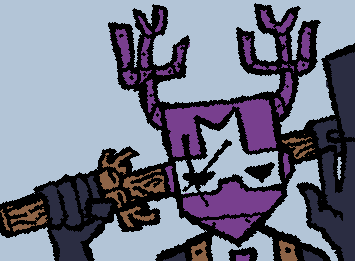 Definitively my favorite character from all Castle Crashers, The Blacksmith.