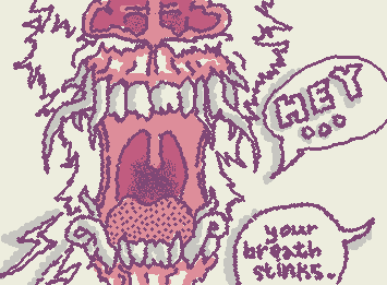 malicious breath by brother...