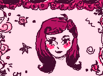 idk i just thought of doing a romantic rose inspired drawing
