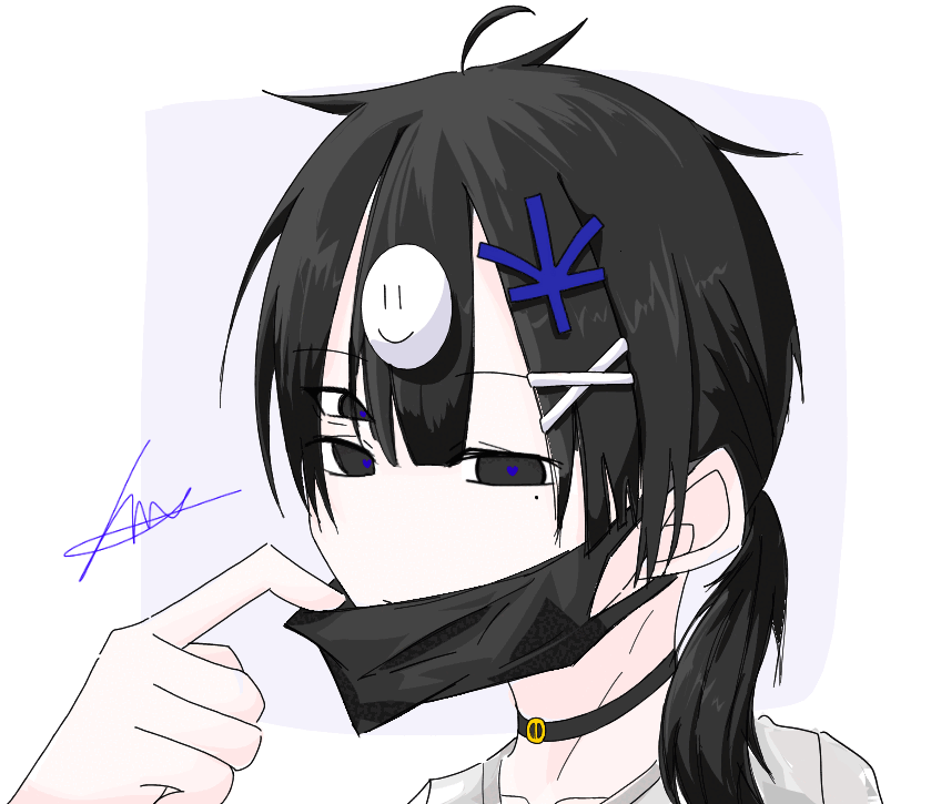@kakisann 描けました。思い切り右目を開眼させてしまったというのと、全体的に雑目になってしまい申し訳ないです、、黒髪の子は描くのが久々だったので楽しかったです^^描かせていただきありがとうございました🙇