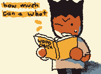 "how much can a woodchuck chuck wood if a woodhuck could chuck wood"
For @Dude_guy!
Please be patient for the people who requested me to draw smth! It's wip