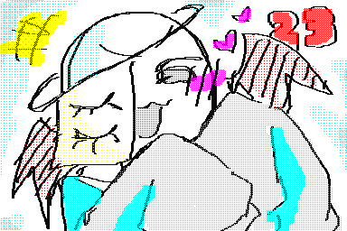 @kurauti moka のオリジナルキャラの23ちゃんのキャラデザがめっちゃ好きです❤️描かせてもらいました、勝手に描いてすみません😭