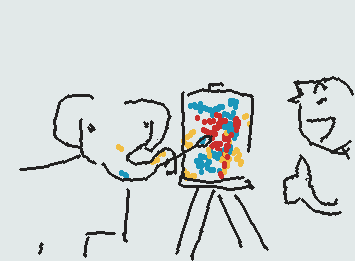 GENUINELY how it feels when someone who's better at art than me comments on/likes my work