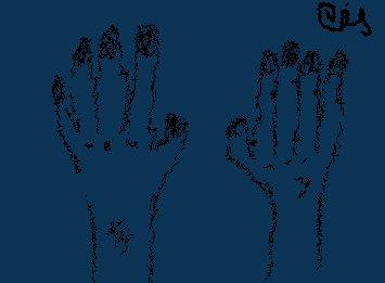I don’t know why my hands are dirty, please don’t shoot me, I am NOT a visitor.