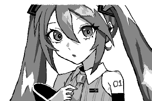 @Takashi 丁寧に教えてくれたおかげでなんとか描けたよ泣本当にありがとう❤️一応初音ミクです!!