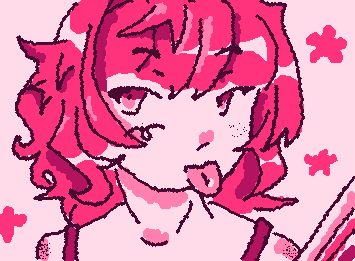 Red_Mushroom's Oc! took me a while to draw cuz of the hair but it worked out :3