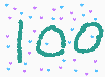 thank you for 100 followers omg thank you all drop a follow