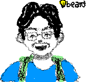 mac_the_cheese 's crush!!! 💔 I'm not even exaggerating the hair 😭 also he has this line thingy above him mouth for some reason 🥹