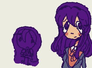 IMMMM yuriiii AND IMMM PURPLE!!! 👹 yuri fanart :b