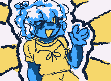 New blue oc bc someone(miko) told me to make a blue character