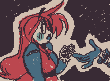 My Deltarune OC, Patience! you can find more at circleheadd.tumblr.com