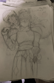 my irl fan art of soulvester and connie!!!