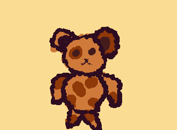 chocolate chip cookie bear