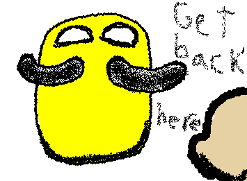 he is geting away