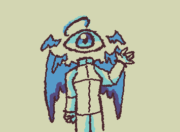 Doodle. “You look so blue today, Sunny!”