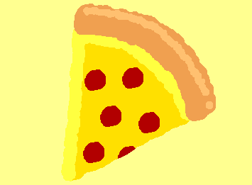 A slice of pizza. Part of my "Savory" series.