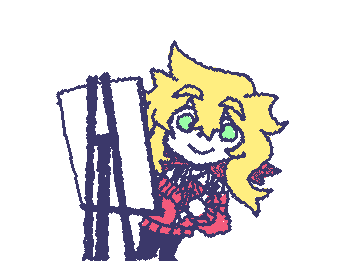 Harley's drawing you, please hold still