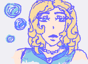 AAA NEW OC IT WOULD BE SO COOL IF SOMEONE WOULD DRAW HER IN THEIR ARTSTYLE IF NOT ITS OKKK HAIII!🩷