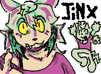 @the weird kid jinx 's sona, as requested by them ^^ this was probably one of the most fun sonas ive been requested to draw tysm