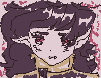 she was actually originally going to have a snake tongue but i scrapped it lol 🥹