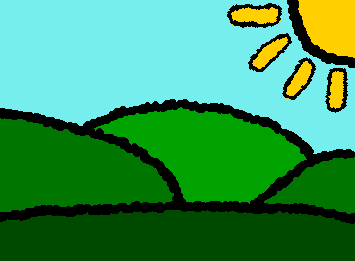 Rolling hills. Part of my "Nature" series.