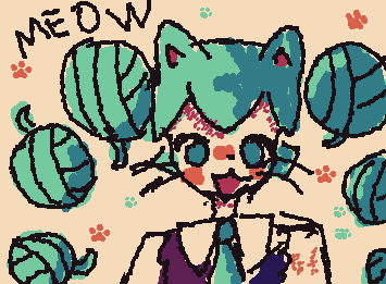 Cat-sune miku ฅ^•ﻌ•^ฅ
Im gona redraw her better on my ig