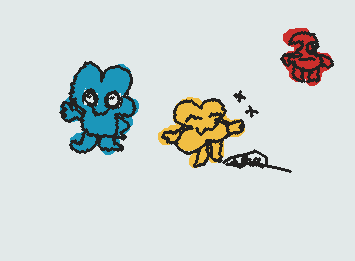 My friend make Little creatures!!