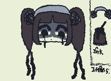 INK CHIBI SHEET. Th3y'r3 n4m3 470n3 15 84551c477y wh4t y0u'd 1m4g1n3 h3r to 63 70r3w153. Th31r n4m3 15 Mòshuǐ :>