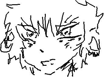 possible new oc. i had no room because i drew the eyes too big but, i liked the eyes too much to even remove them 🥲