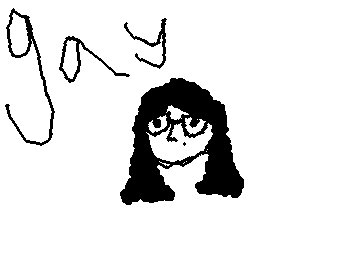 i drew my friend who drew me earlier!!!