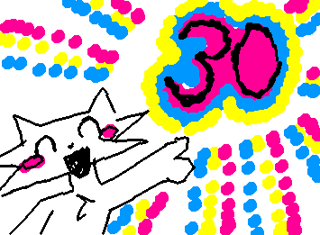 TYSM!!!!! FOR 30 FOLLOWERS ON YOU TUBE AND WIGGLE PAINT!!!!!!!  (☆▽☆)
