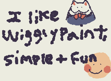 I like being here because it makes drawing (always daunting) very fun. I like community here and I like simple art programs the most.