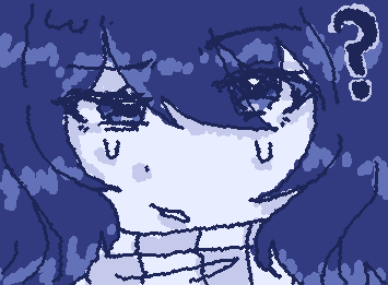 blue hair . . . ? . . .