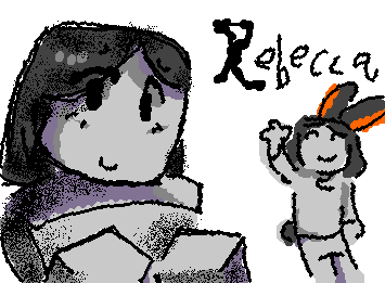 @rebecca the longed4u fan 's sona, as requested by her ^^ very simple!!