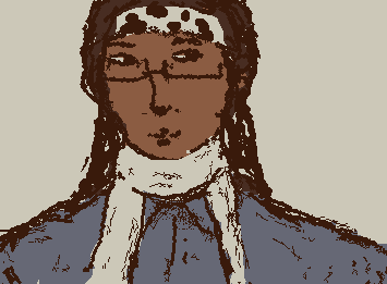 My OC Tove who is a mayor of a small post-apocalyptic society⚙️🚧 (lazy drawing :D)
